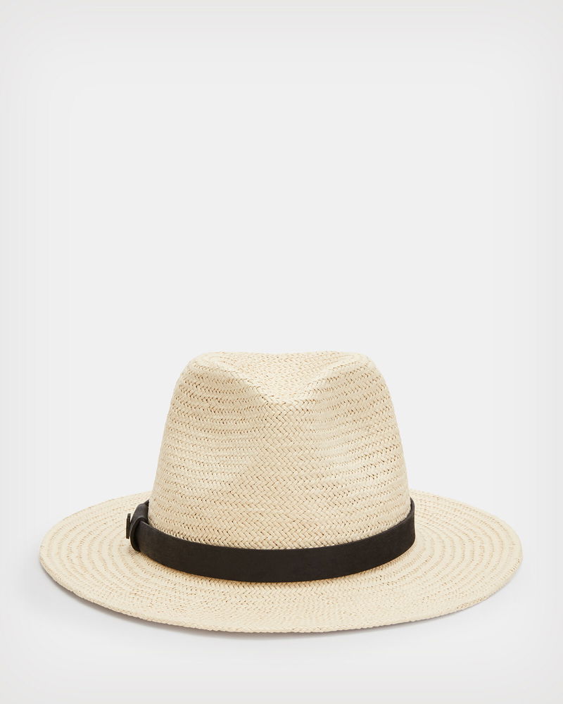 ALLSAINTS Straw Fedora Hat in Natural | Endource