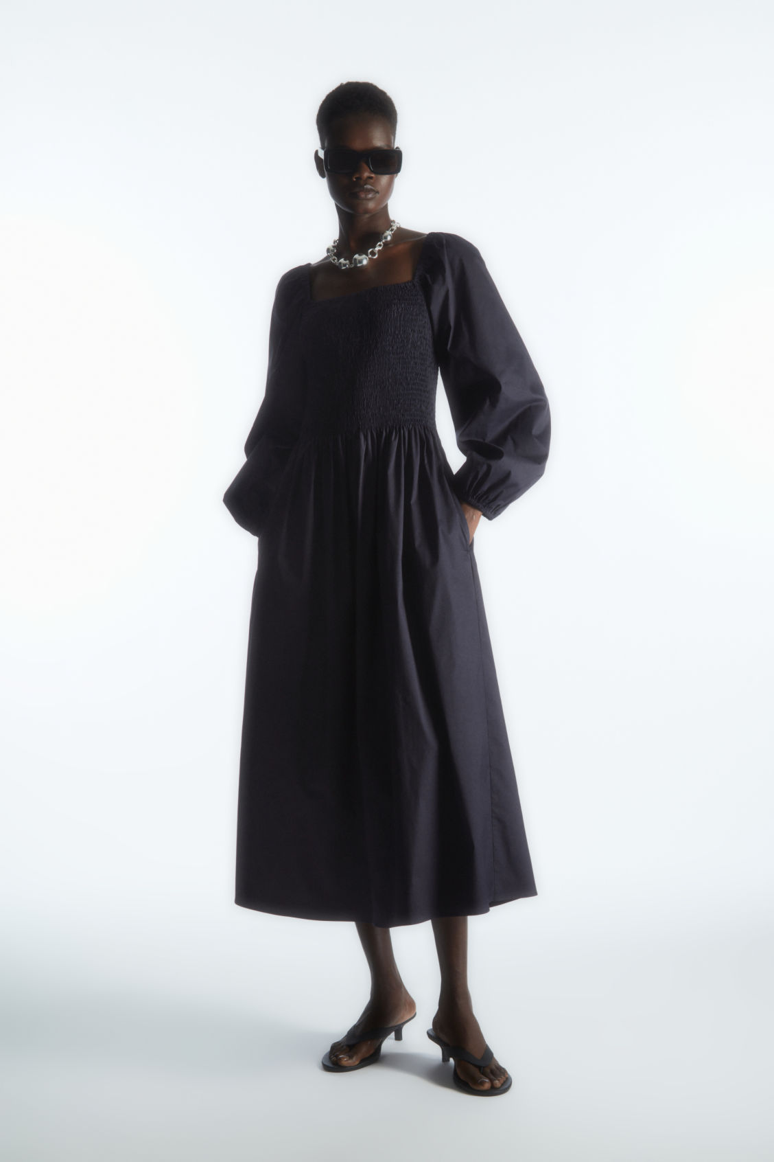 cos off the shoulder dress COS Off-The-Shoulder Dress