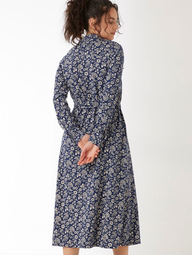 fat face shirt dress Green Embroidered Shirt Dress