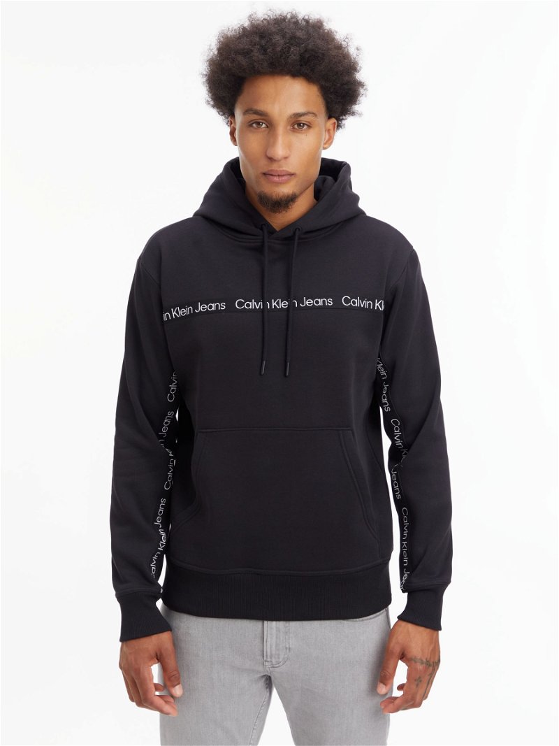 Logo Tape Comfort Hoodie by Calvin Klein Online, THE ICONIC
