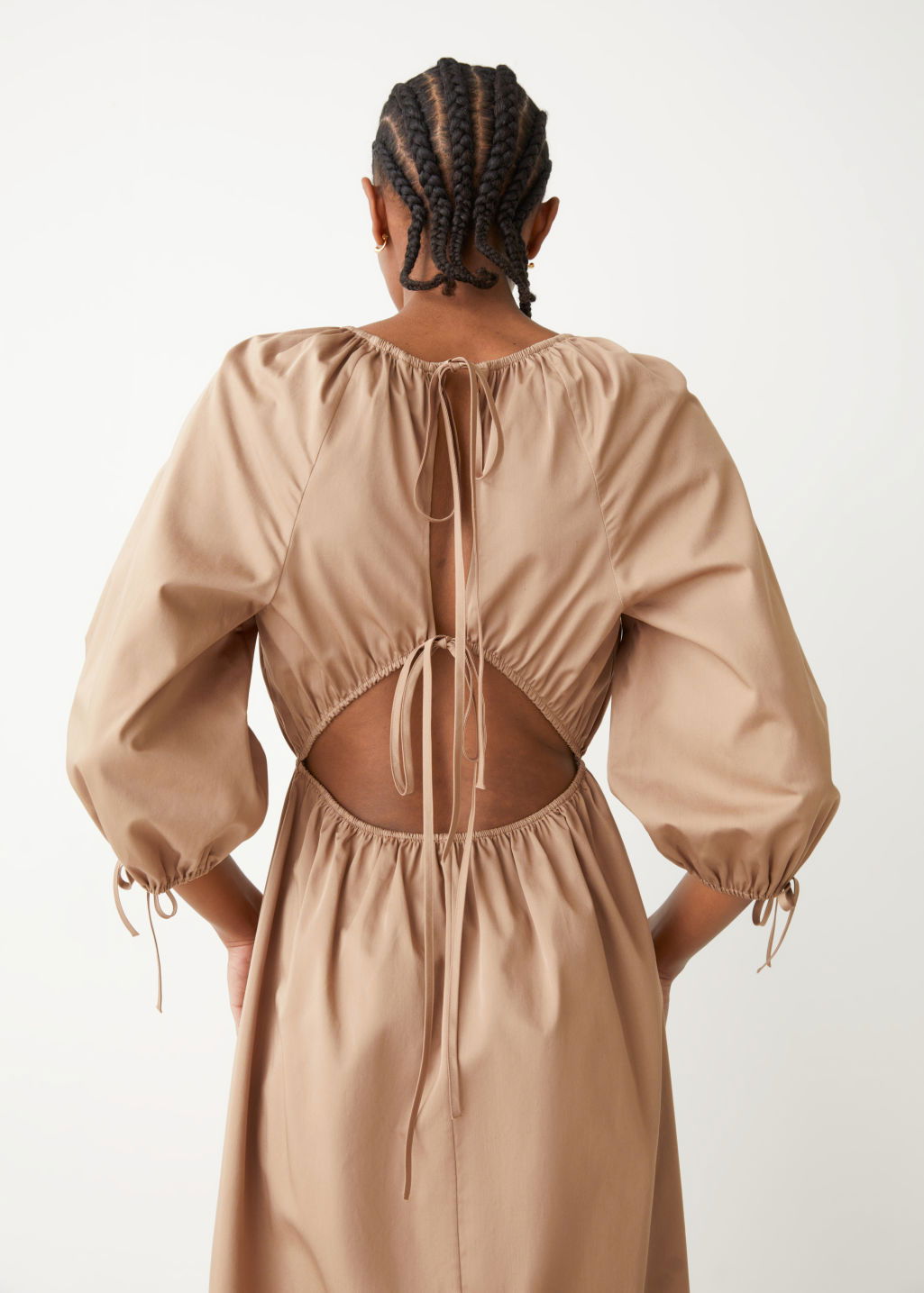 & other stories open back midi dress This & Other Stories Dress Is the Best Thing I've Bought