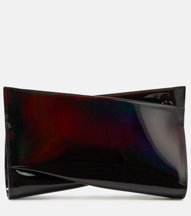 Christian Louboutin Loubitwist Small Patent Leather Clutch