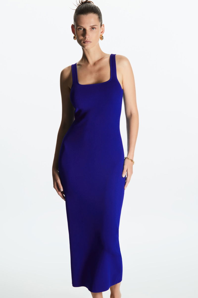 COS Knitted Midi Tube Dress | endource