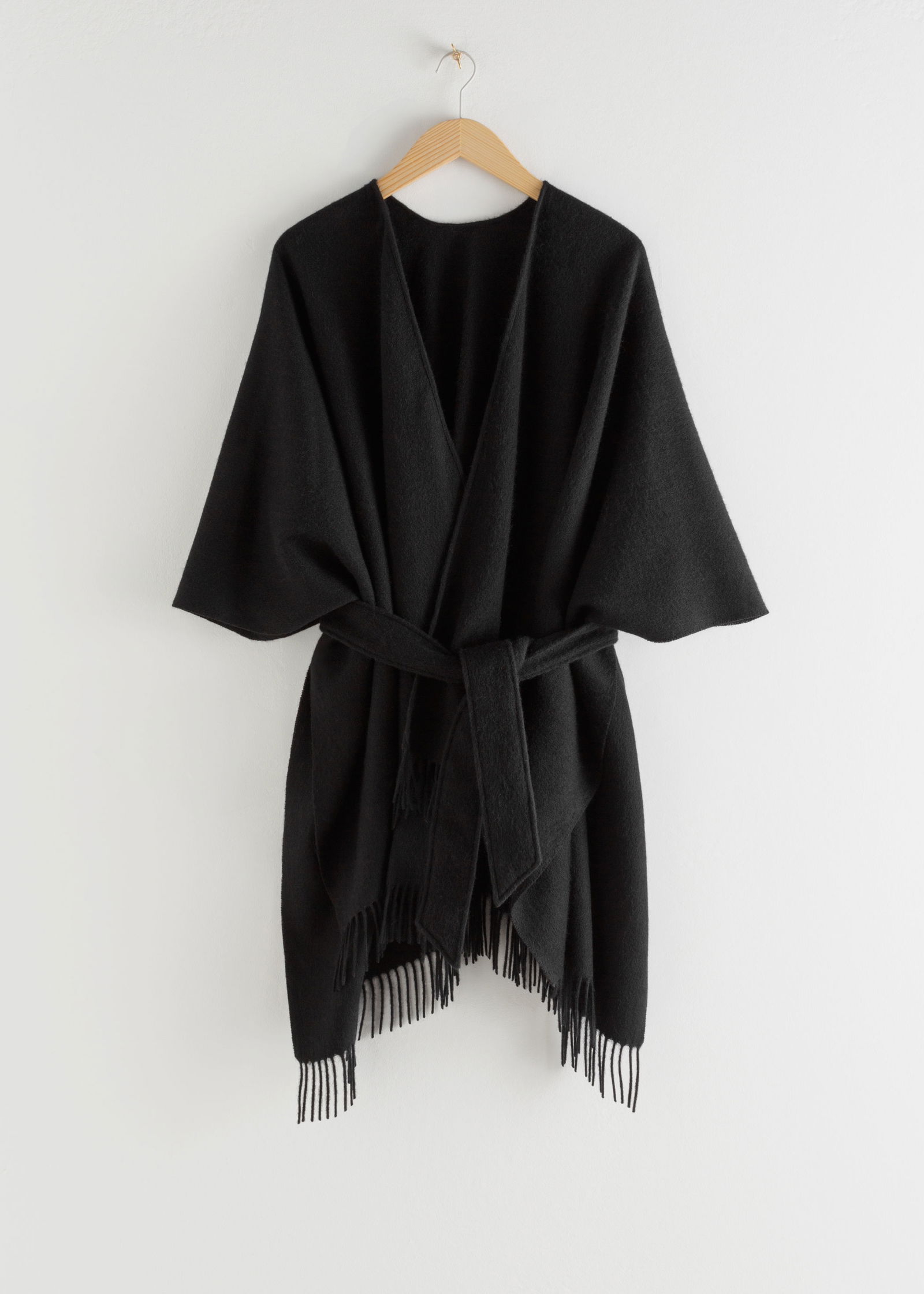 OTHER STORIES Wool Blanket Poncho endource