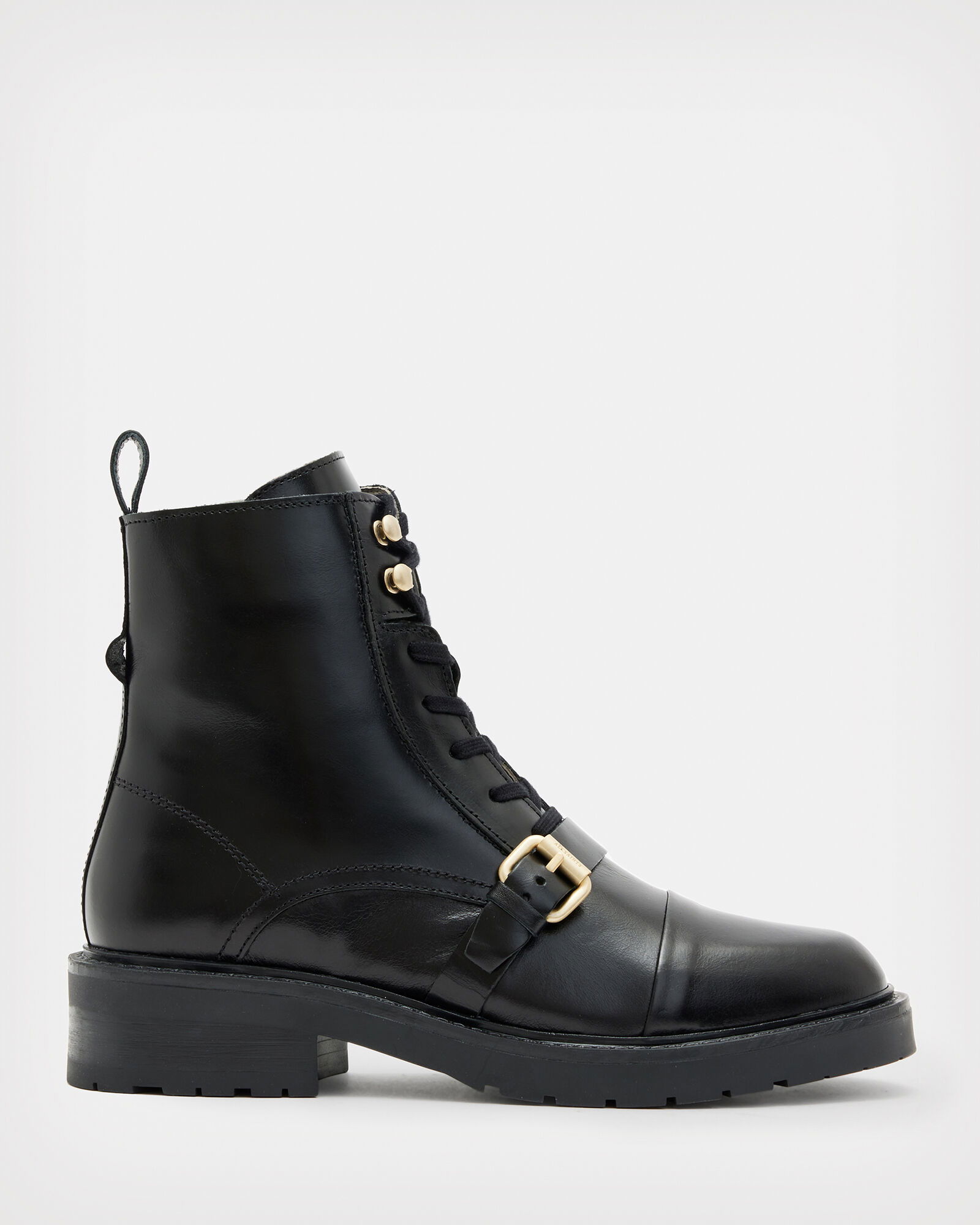 Leather Lace Allsaints Donita Lace Up Boot ALLSAINTS Donita Lace