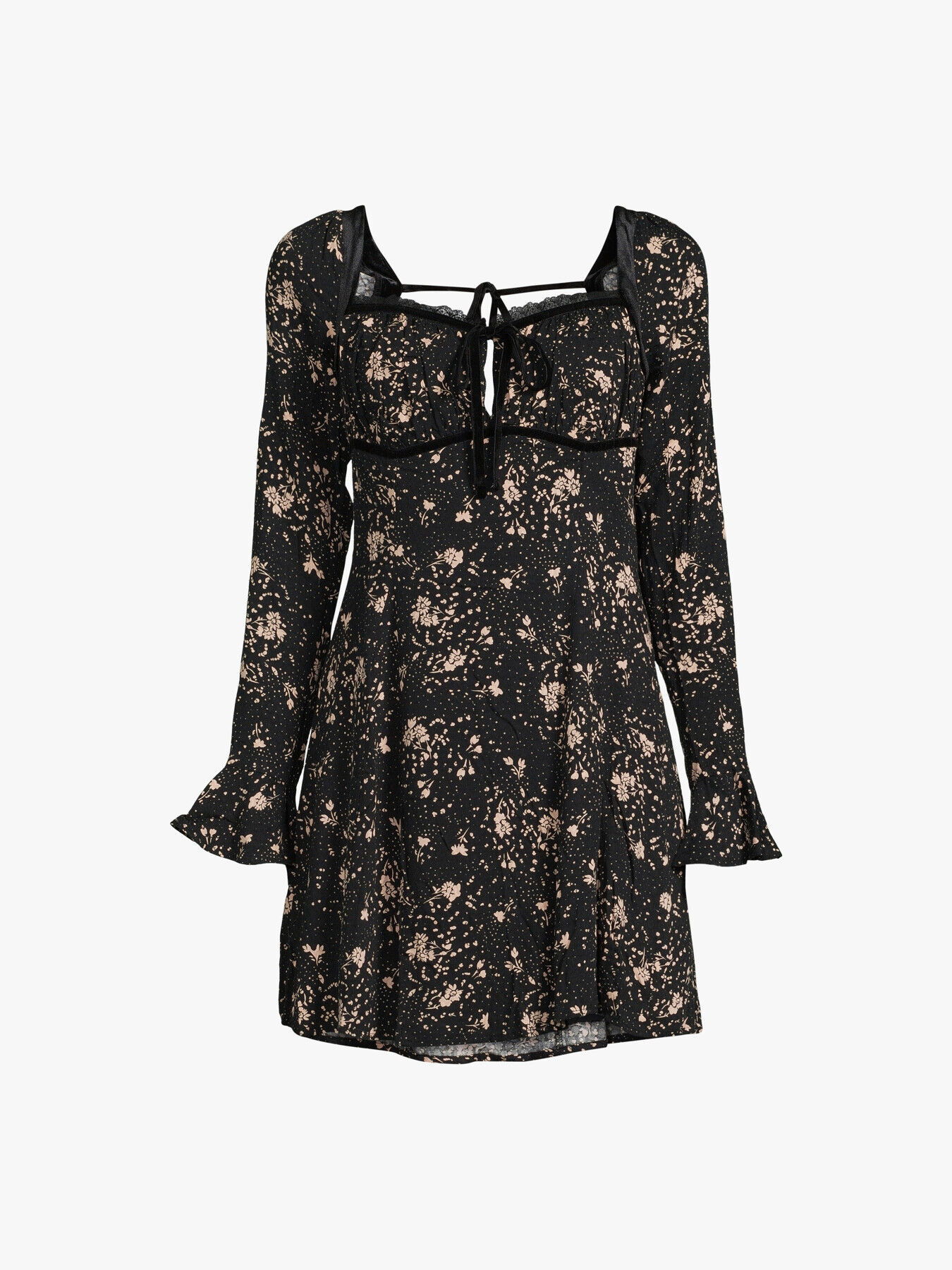 free people black lace dress