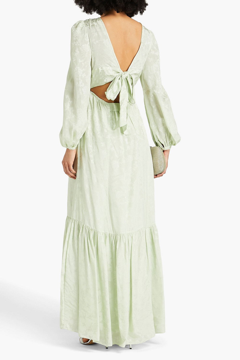 bridal dresses in sea green color Long Olive Green Prom Ball Gown: Tina Holly TE216 Olive / 0 main image 0