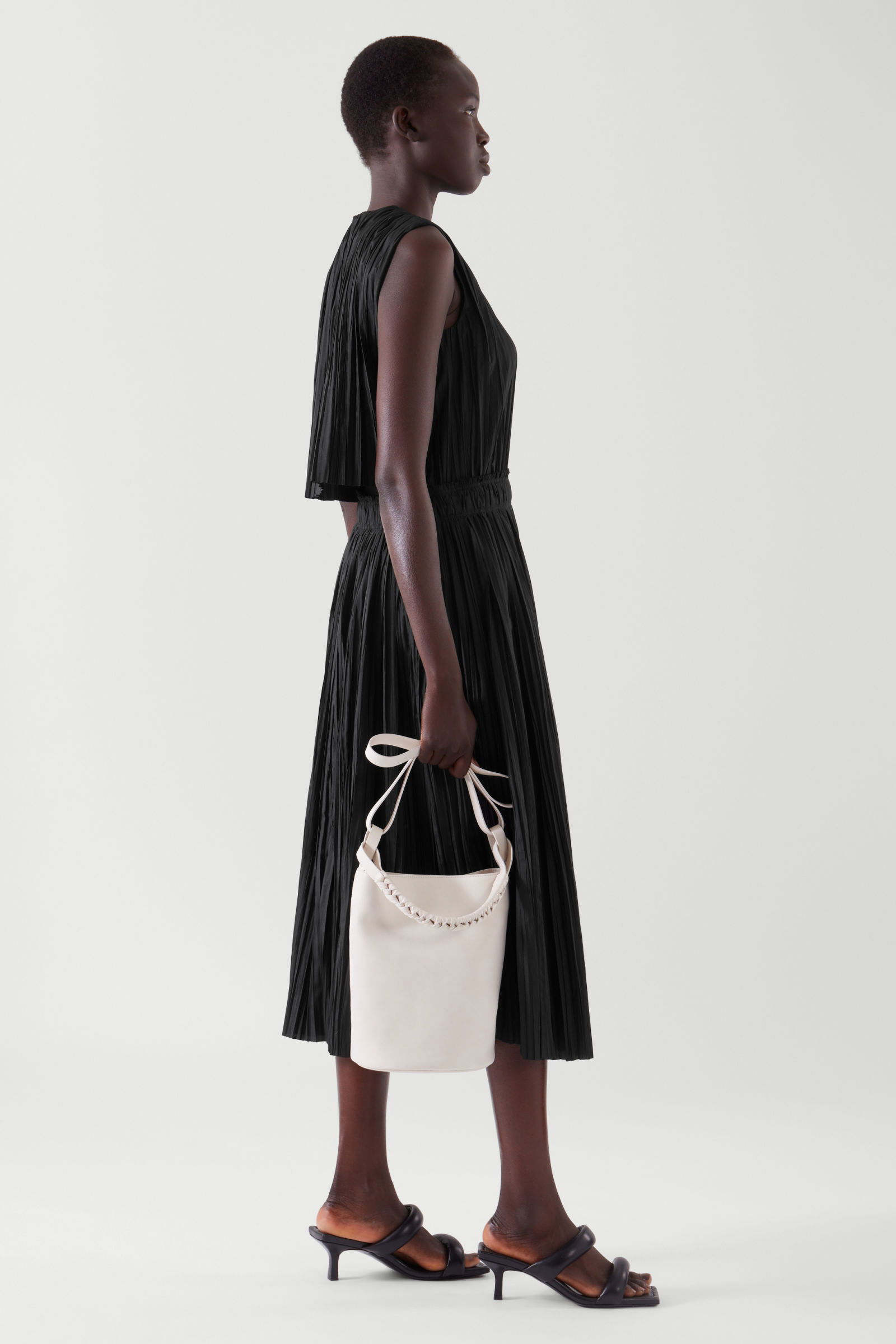 COS Pleated Wrap Dress | endource