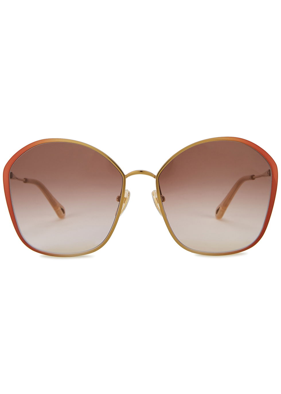 CHLOÉ Irene Dégradé Oversized Sunglasses | Endource