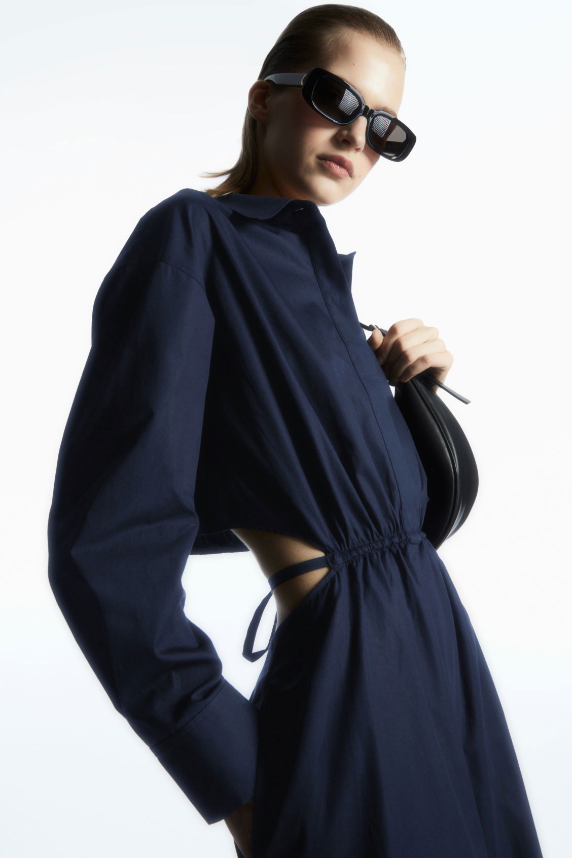 denim midi dress strapless On The Down Low Denim Strapless Midi Dress