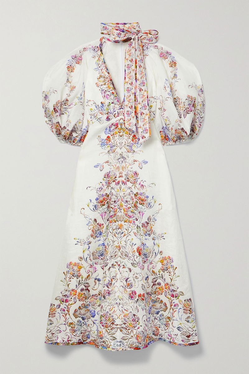 zimmermann prima embroidered midi dress Zimmermann - Alchemy Flutter Dress