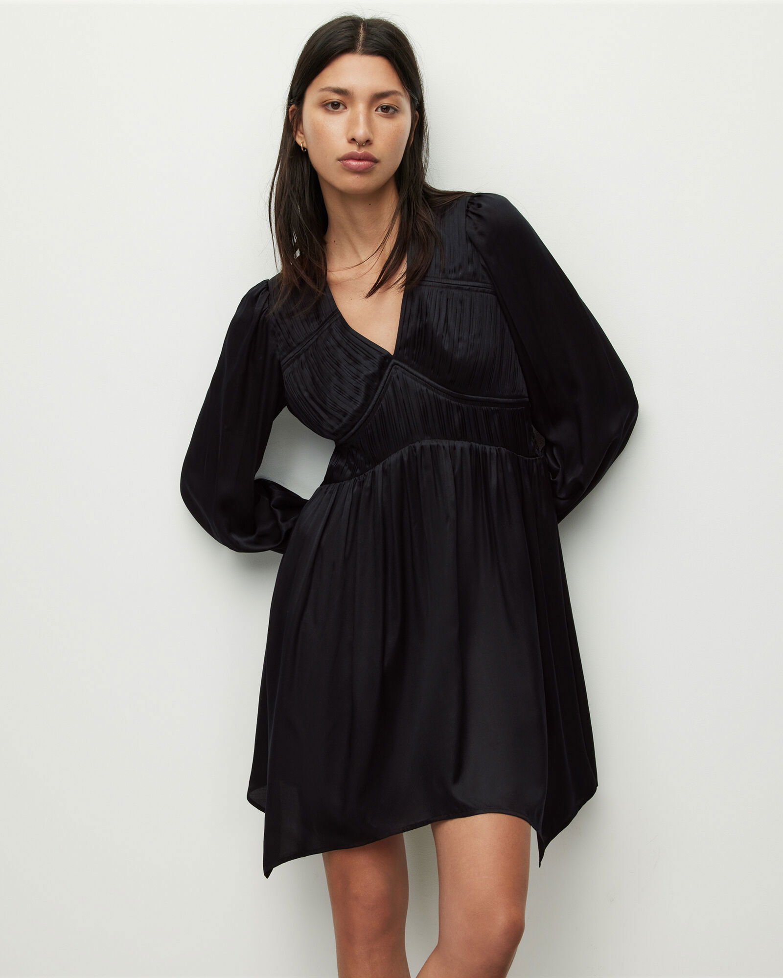 Allsaints Black Mini Dress main image 1