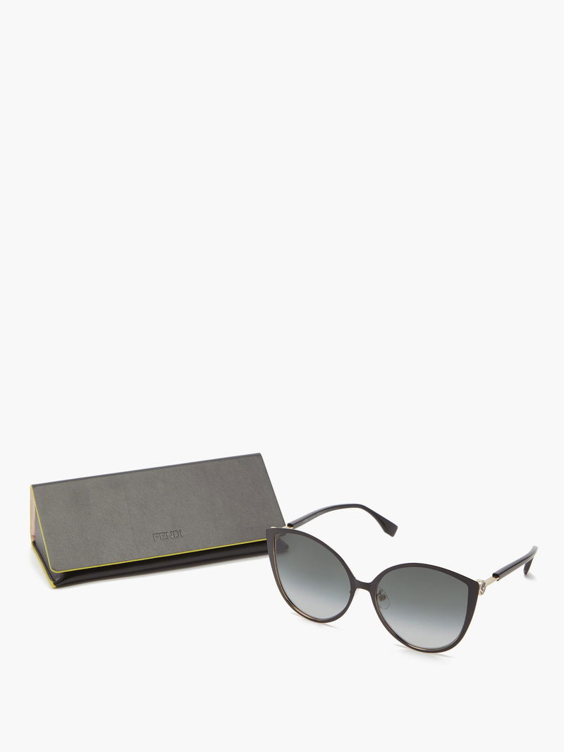 Fendi Tortoiseshell F Is Fendi Cat-Eye Sunglasses Fendi