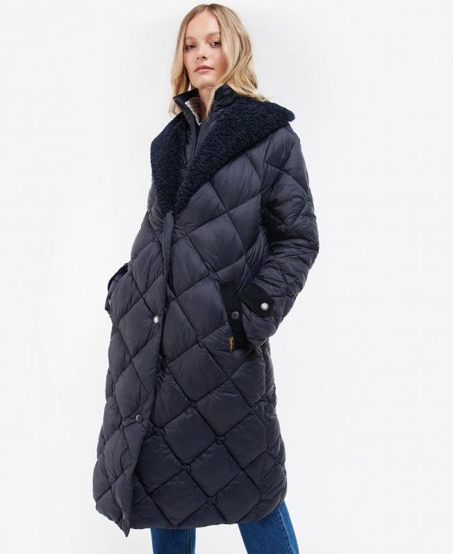 BARBOUR Tolsta Quilted Jacket in Dk Navy/Dress Endource