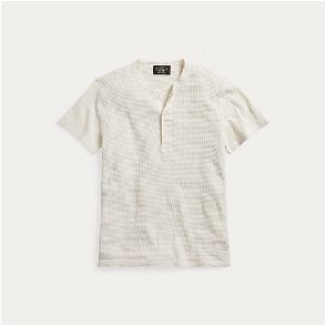 Functional Fabric Waffle Henley L/S T-Shirt - White – Rhythmic Tones