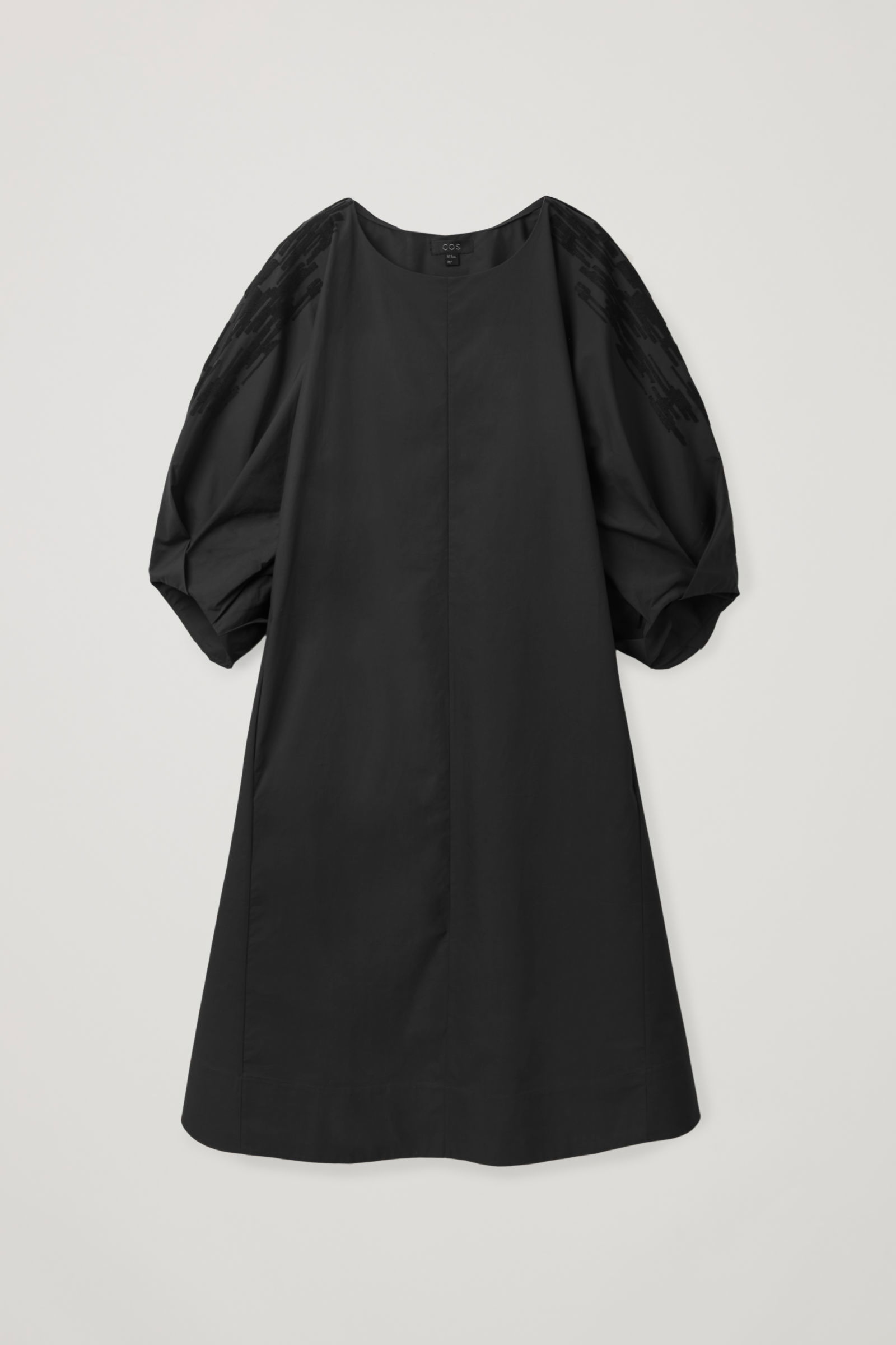 COS Embroidered Puff Sleeve Dress | endource COS Embroidered Puff Sleeve Dress | endource