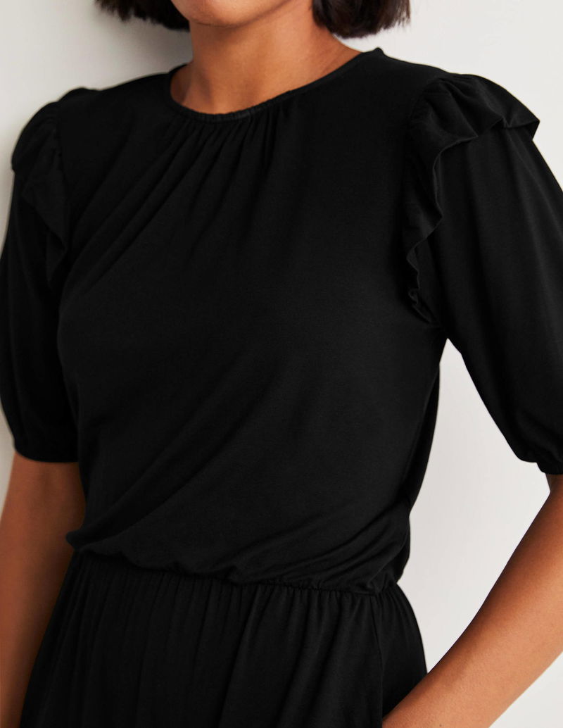 BODEN Ruffle Jersey Midi Dress | endource