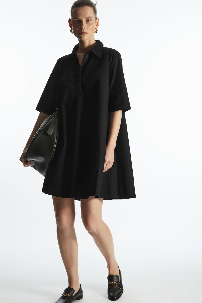 COS A-Line Short-Sleeved Shirt Dress