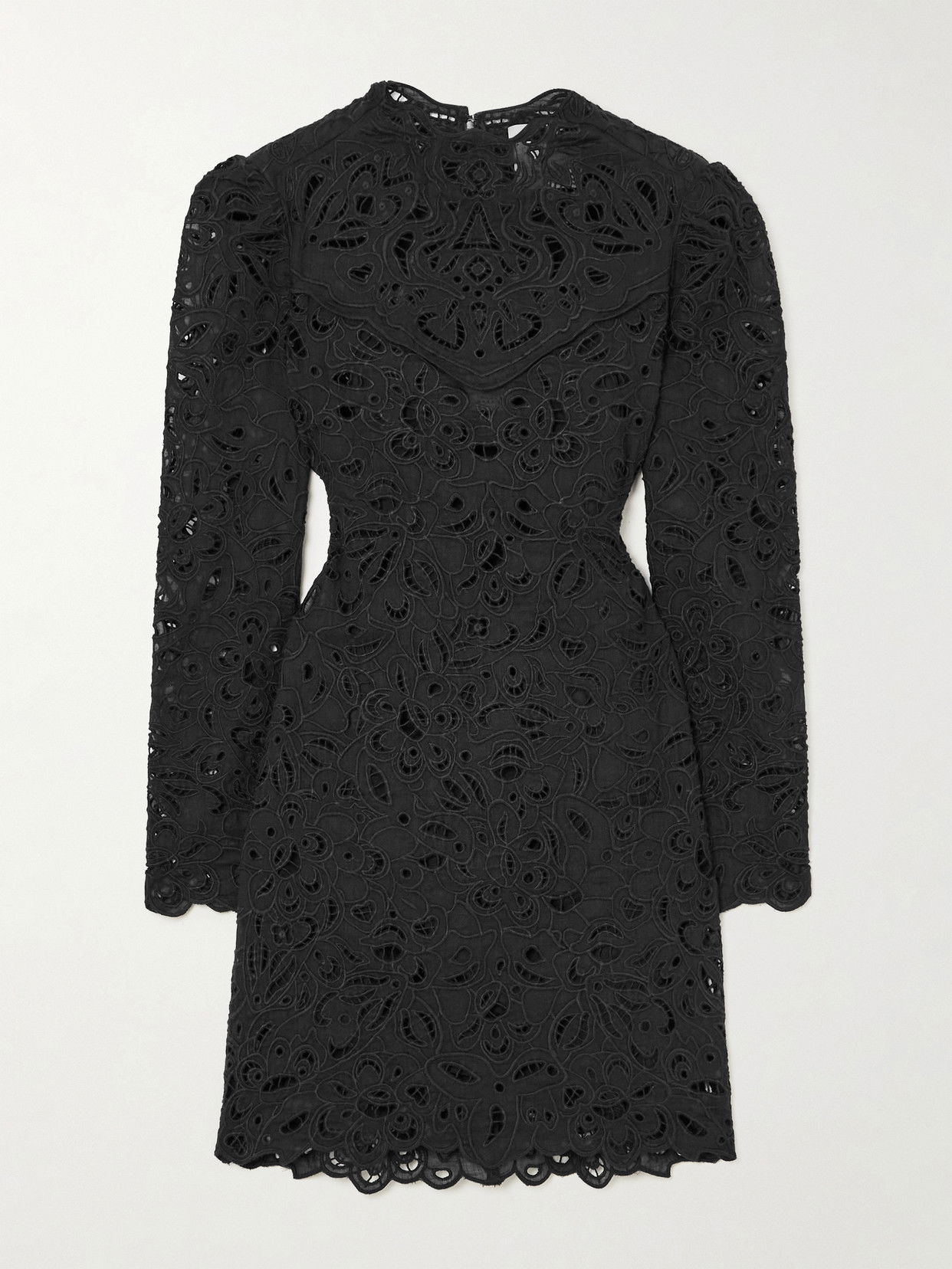 daphne black sleeved mini dress ISABEL MARANT Broderie Anglaise Ramie closure:Pull On Kylie Jenner Shares Sultry Size:XX-LARGE Available In Black And