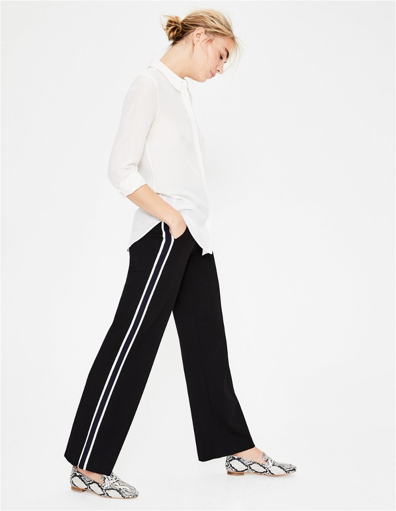 BODEN Wells Wide Leg Ponte Trousers