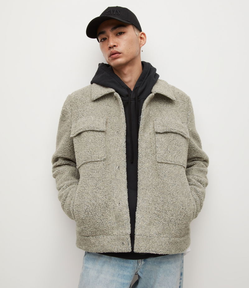 ALLSAINTS Asama Jacket in Light Taupe | Endource
