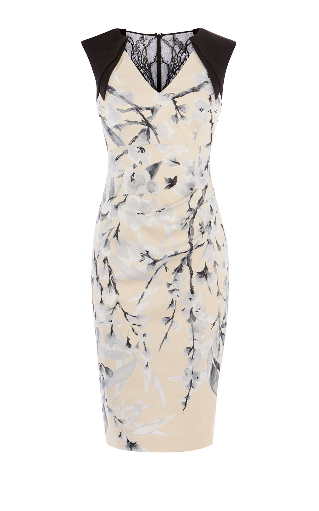 KAREN MILLEN Cherry Blossom Pencil Dress | endource