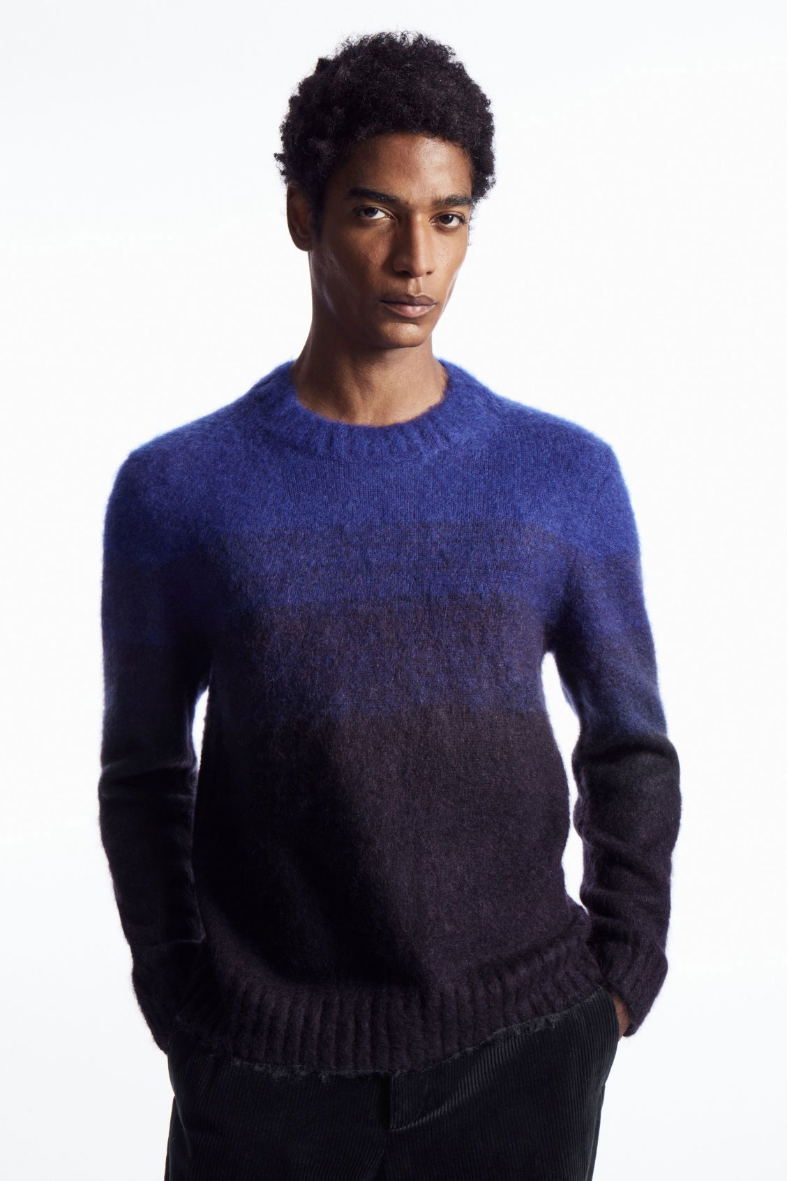 COS Colour-Block Mohair-Blend Jumper | endource