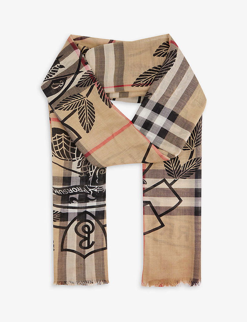 burberry scarf new logo