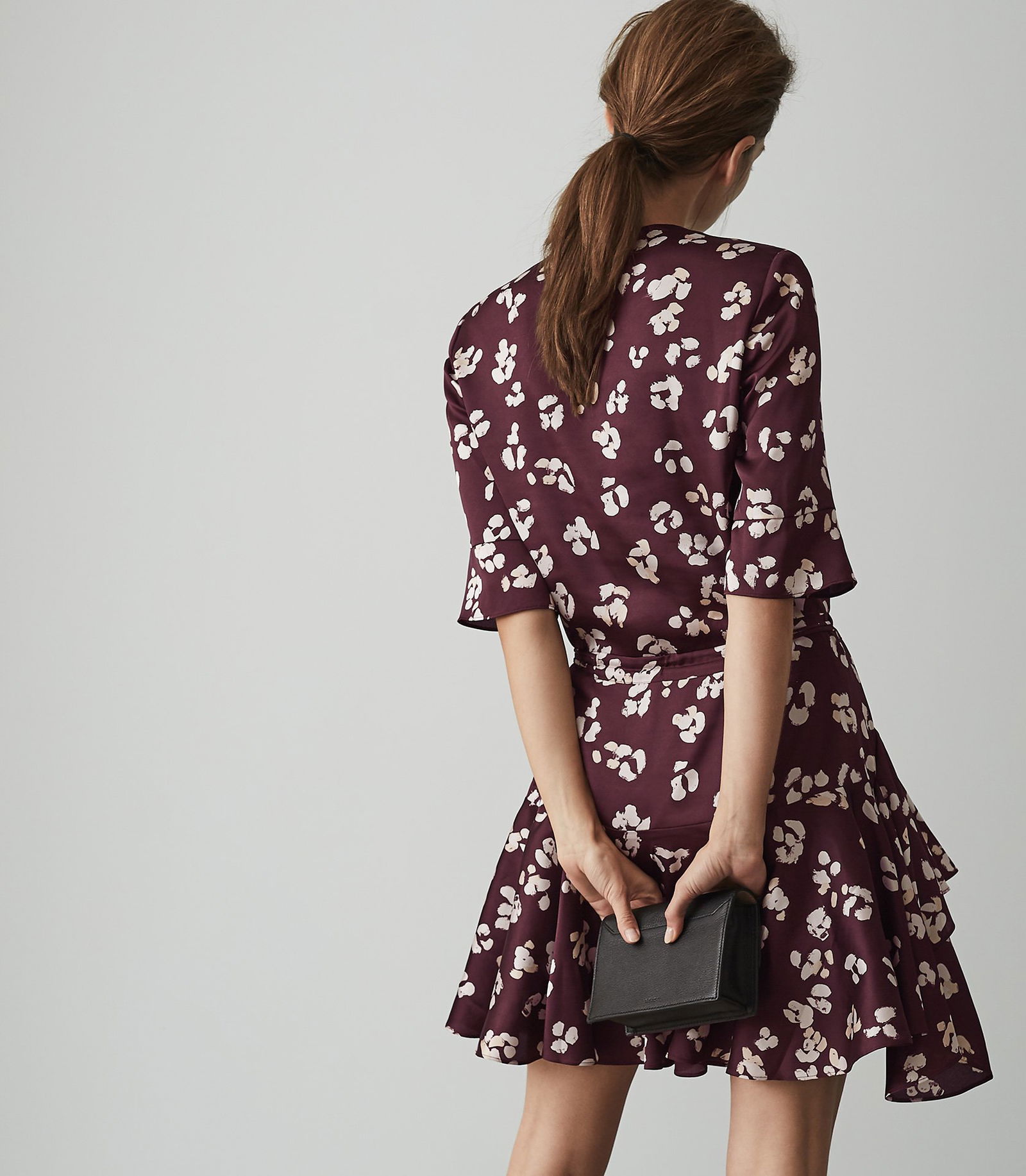 REISS Orla Animal Printed Mini Dress