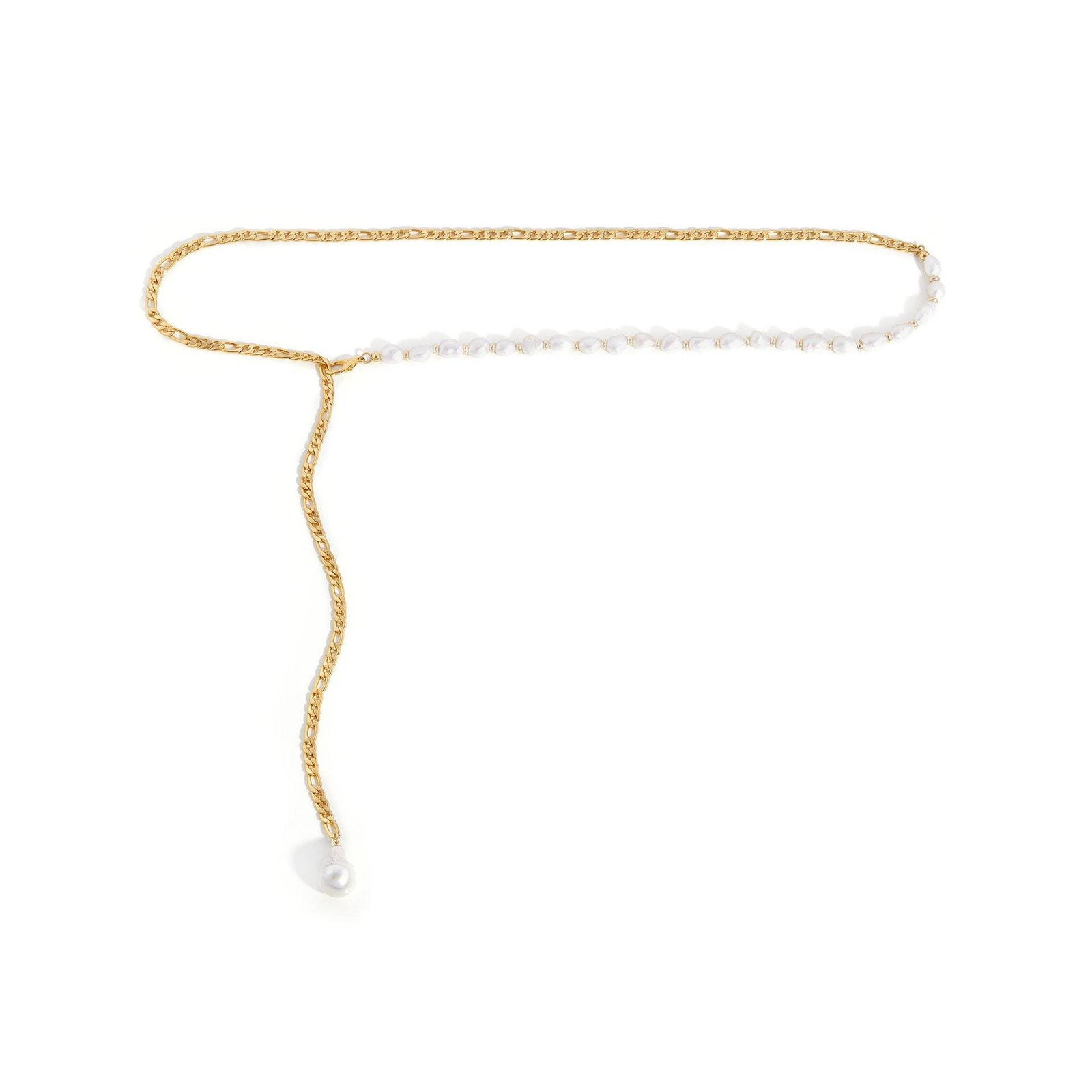 MISSOMA Baroque Pearl Figaro Chain Belt | endource display picture 3