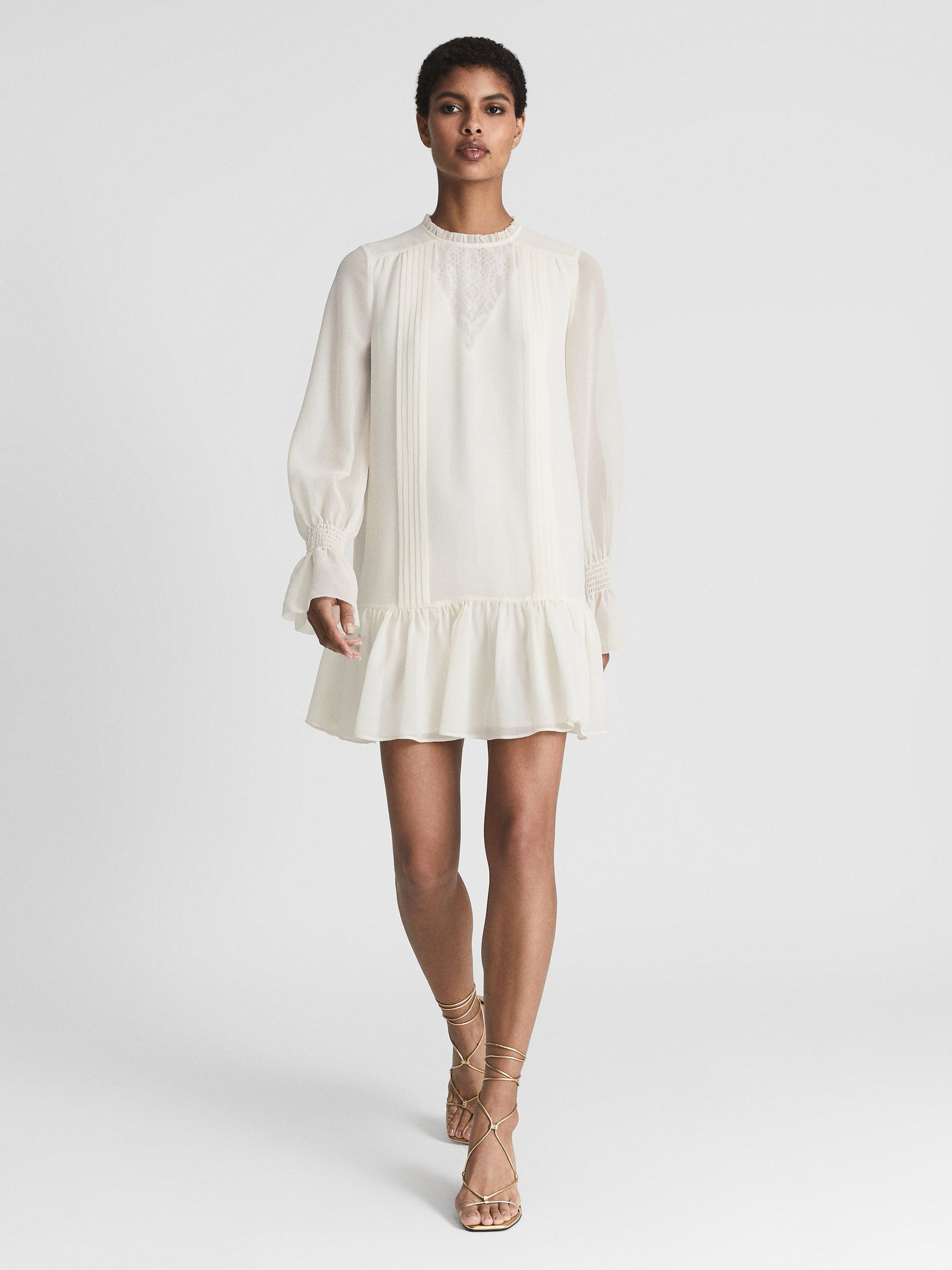 REISS Esme Shift Mini Dress | endource