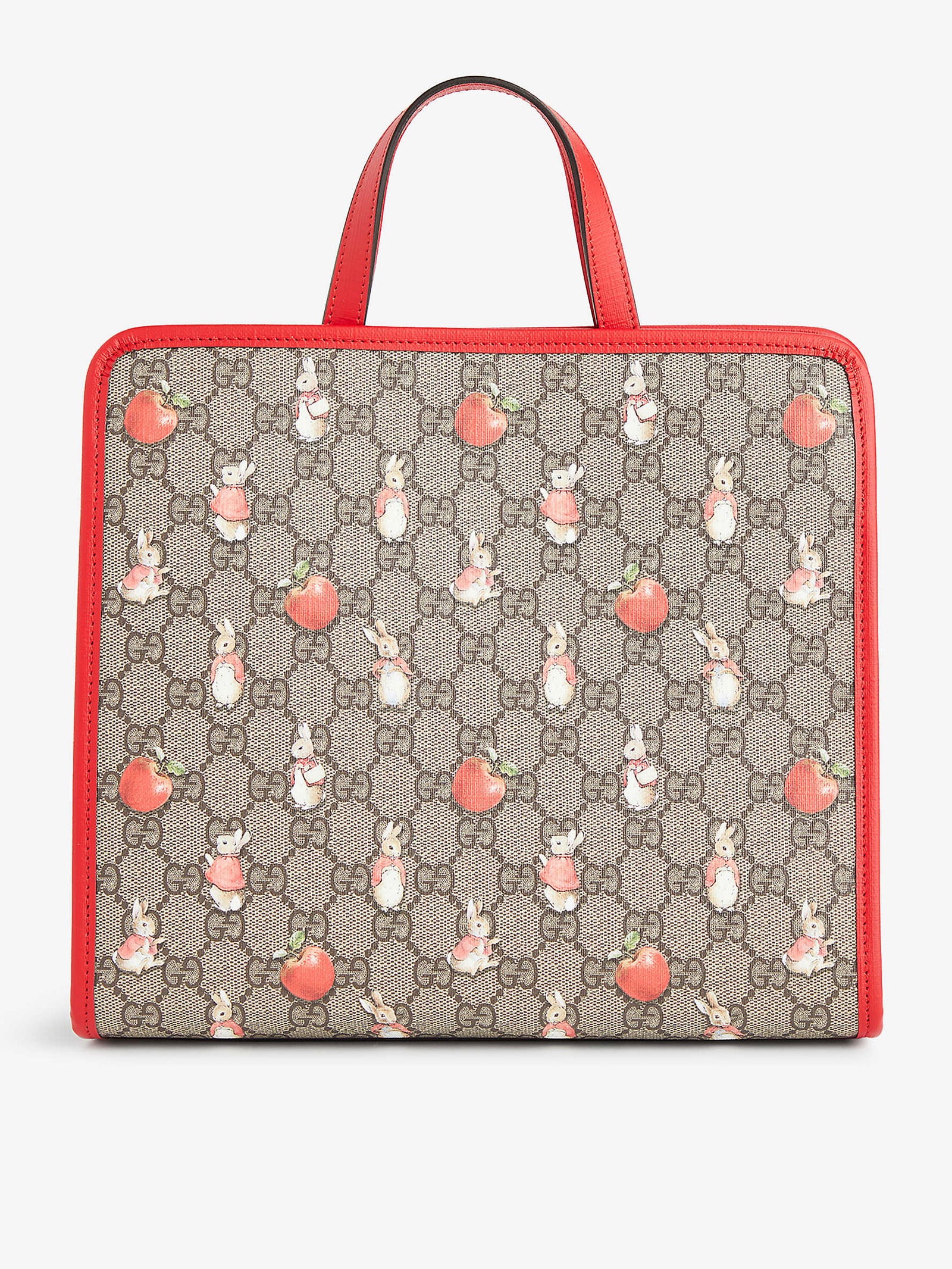 GUCCI Gucci x Peter Rabbit - Monogram-Pattern Canvas Tote Bag in Beige ...