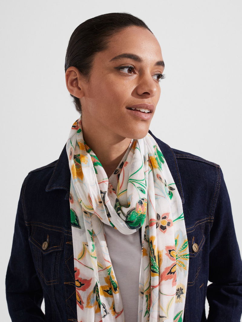 HOBBS Darcy Floral Scarf endource