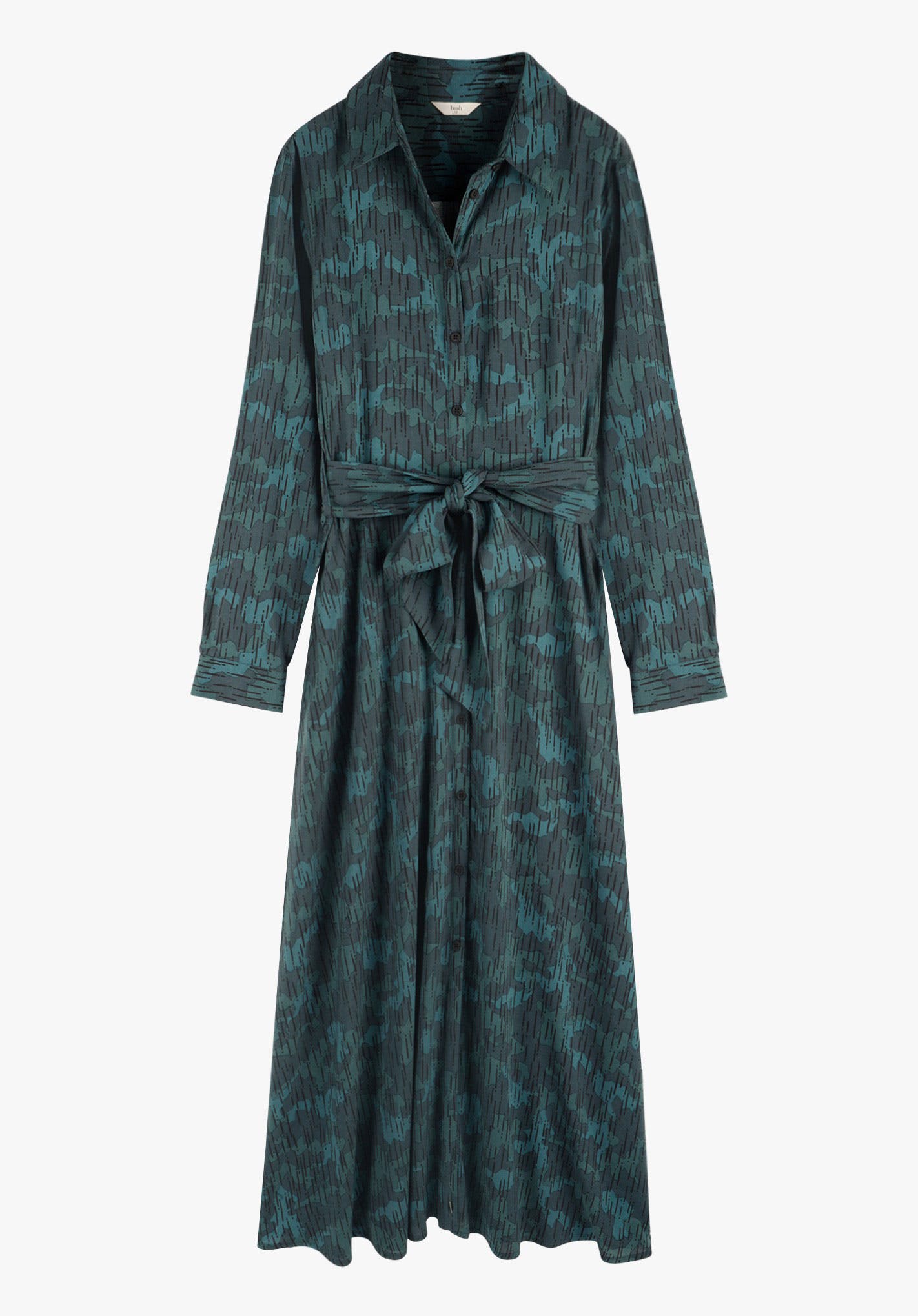 juliana paisley silk shirt dress Juliana Paisley Print Dress