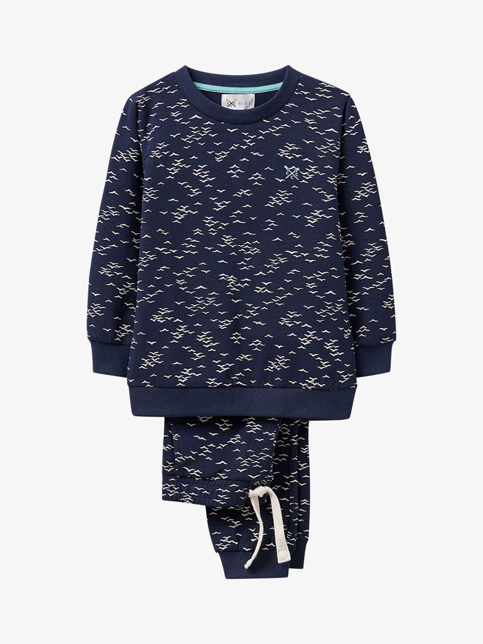 CREW CLOTHING Seagull Print Jogger & Crew Neck Sweatshirt Set in Dark ...