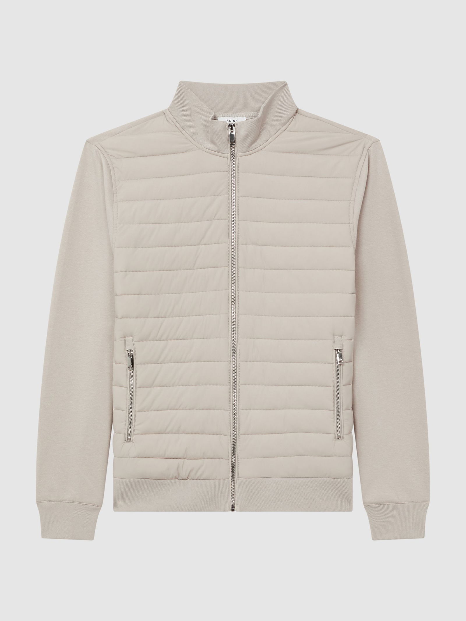 Amos Hybrid Zip-Through Quilted Jacket