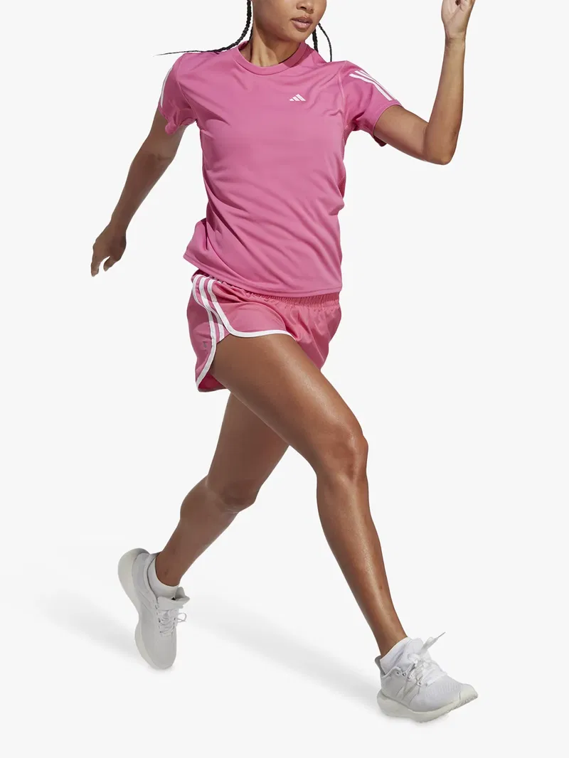 ADIDAS Marathon 20 Running Shorts in Coral Fusion/Coral