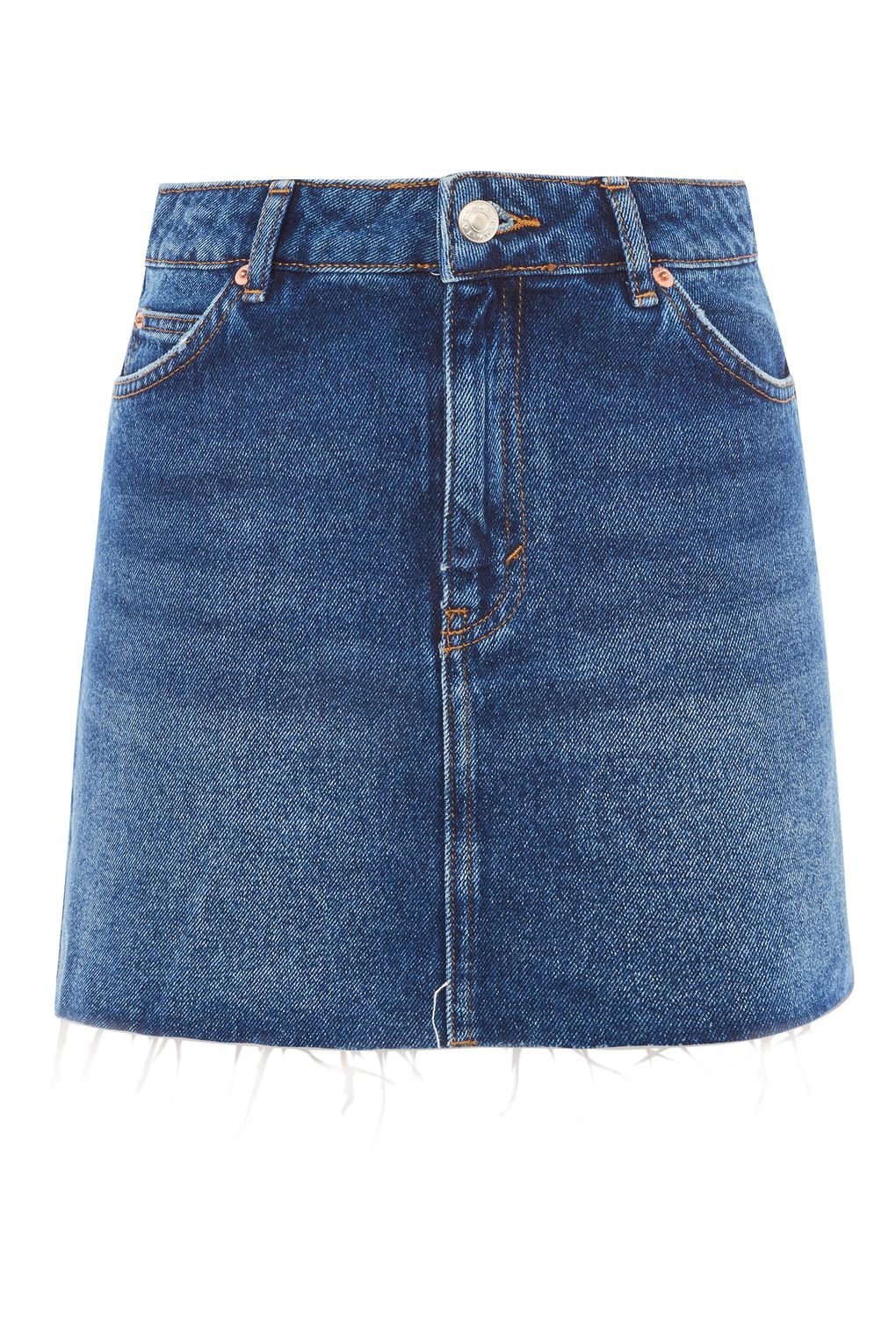 Topshop Moto Denim Mini Skirt endource