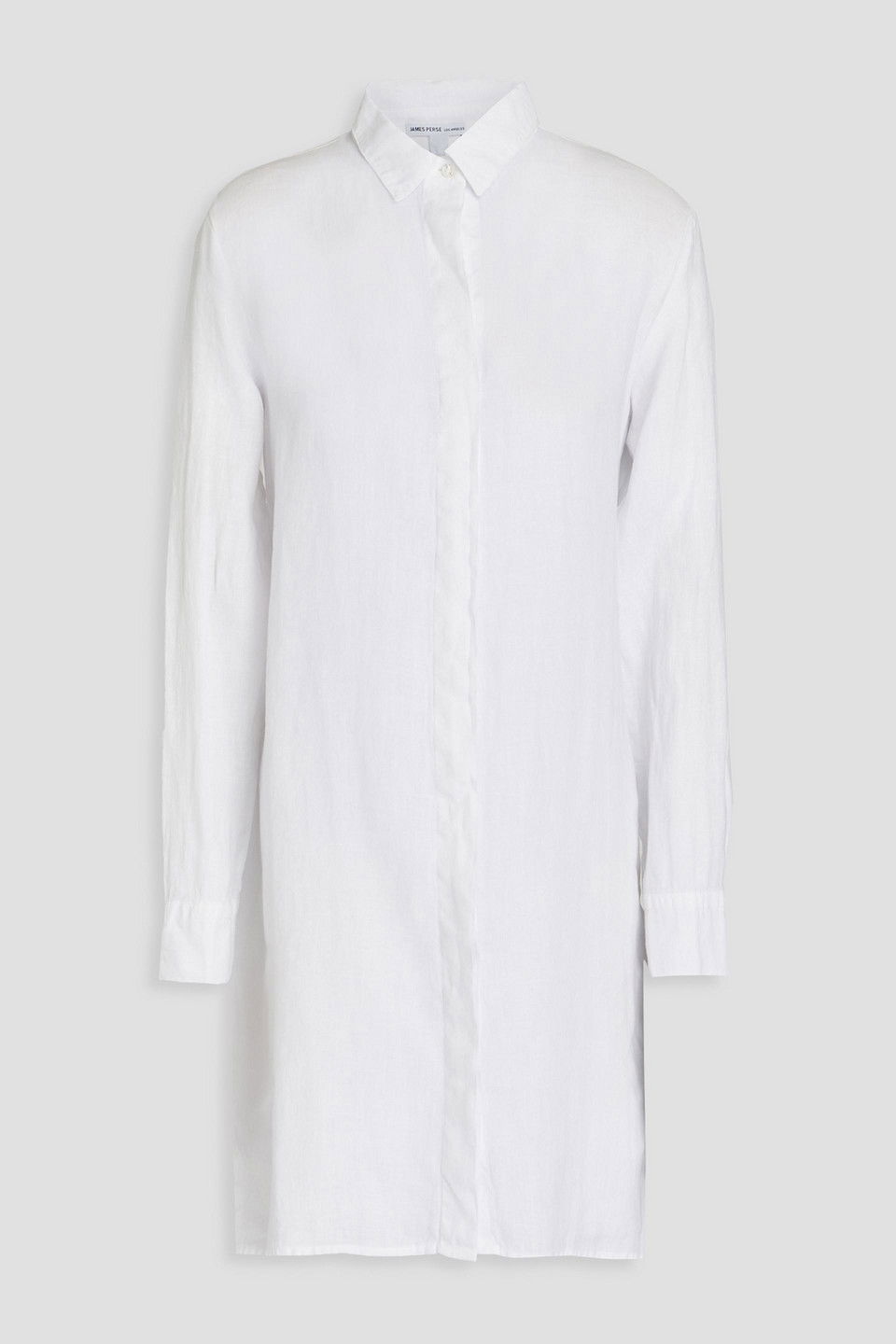 JAMES PERSE Linen Mini Shirt Dress | endource