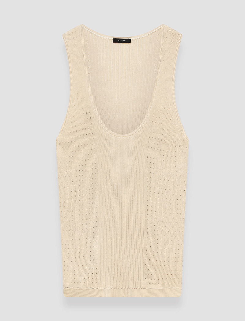 Cotton Rayon Rib Tank Top