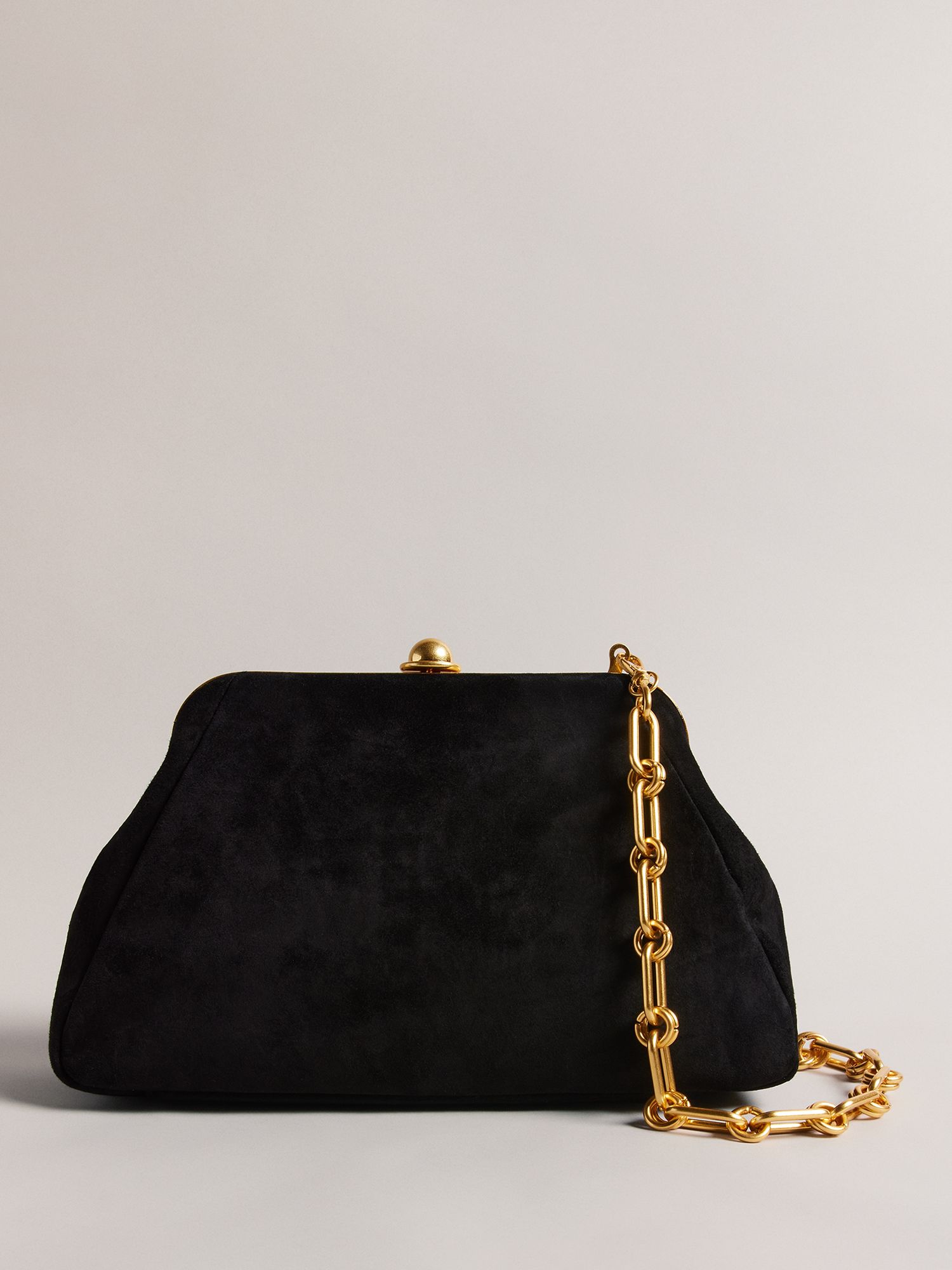 TED BAKER Miiraa Chain Strap Suede Shoulder Bag endource