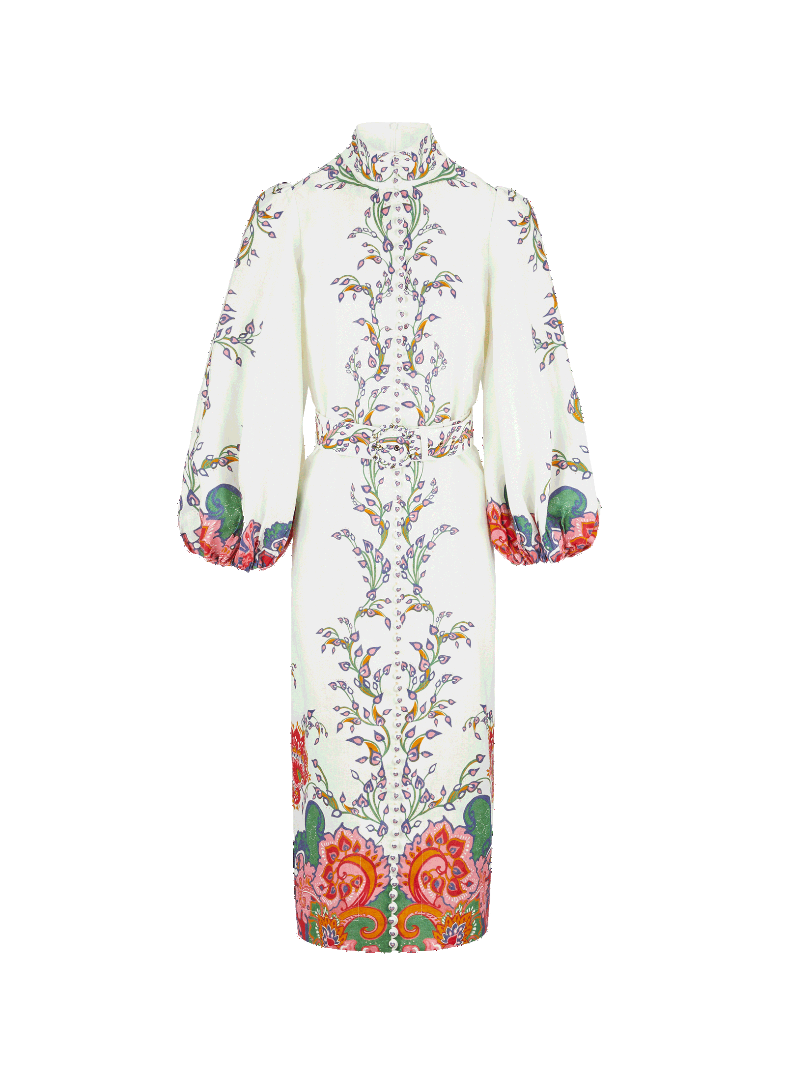 ZIMMERMANN Lovestruck Midi Linen Dress | endource ZIMMERMANN Lovestruck Midi Linen Dress | endource