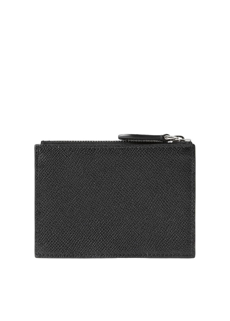 BURBERRY Grainy Leather TB Zip Card Case endource