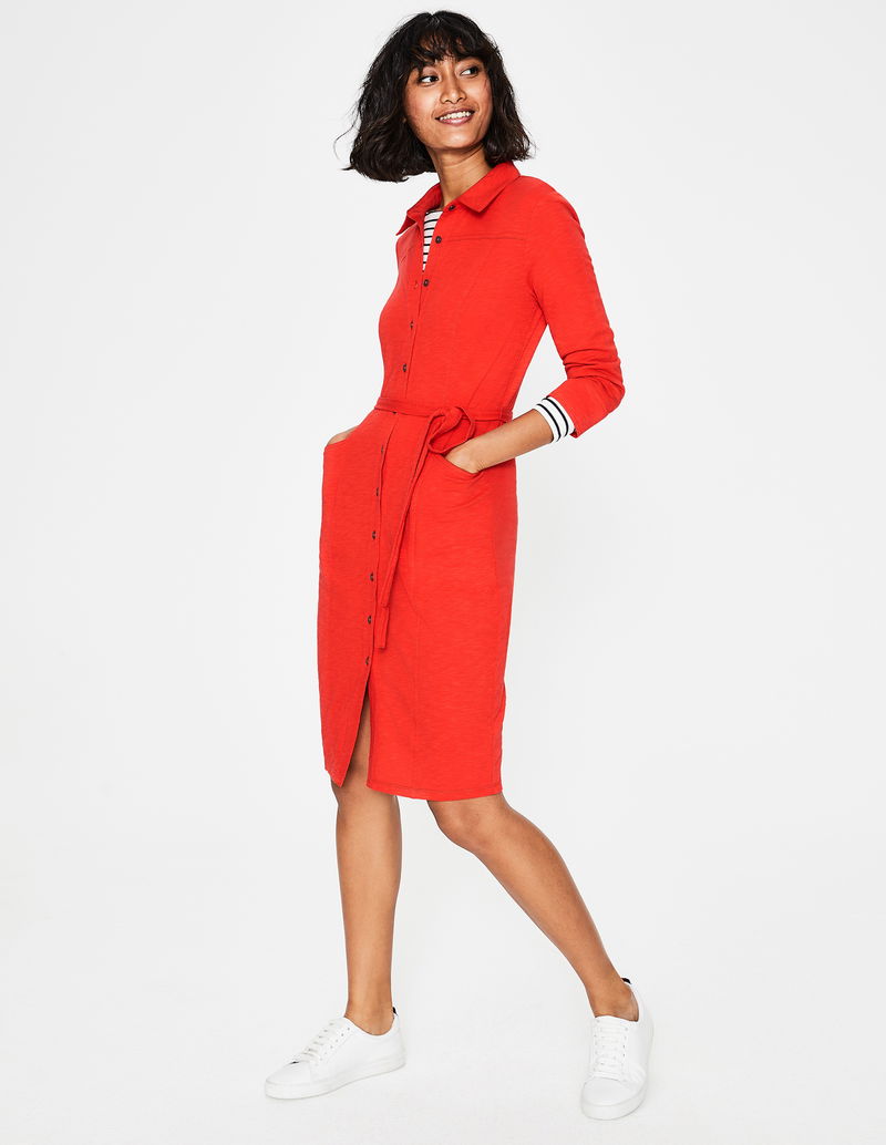 BODEN Tara Jersey Shirt Dress | endource