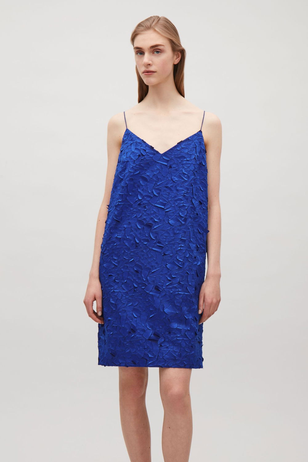 cos cobalt blue dress COS midi dress in cobalt blue Size XS Dark blue Viscose Elastane Polyamide ref.JC569672 (Sold)