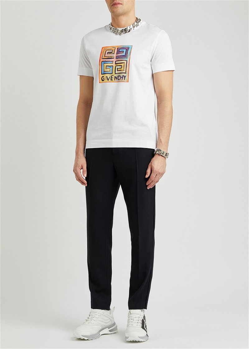 Givenchy x Josh Smith Graphic Print T-Shirt - Black T-Shirts, Clothing -  GIV170859