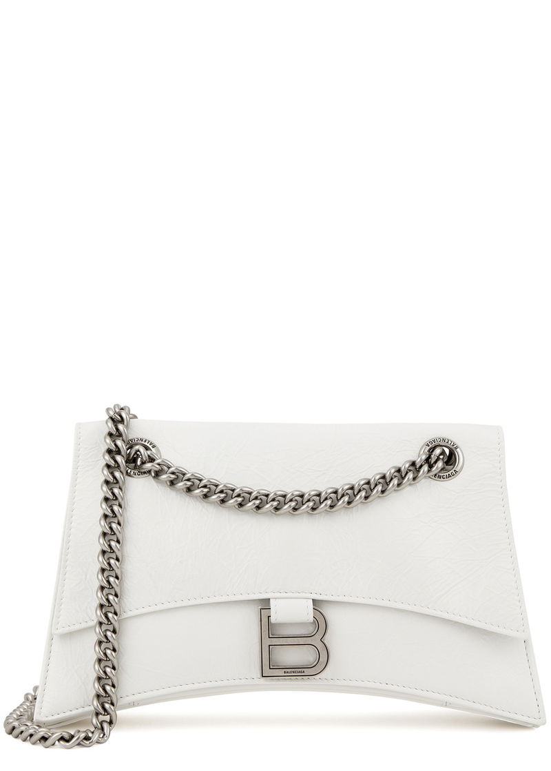 BALENCIAGA Crush Small Leather Shoulder Bag endource