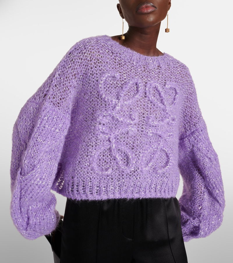 LOEWE Anagram Mohair-Blend Sweater endource