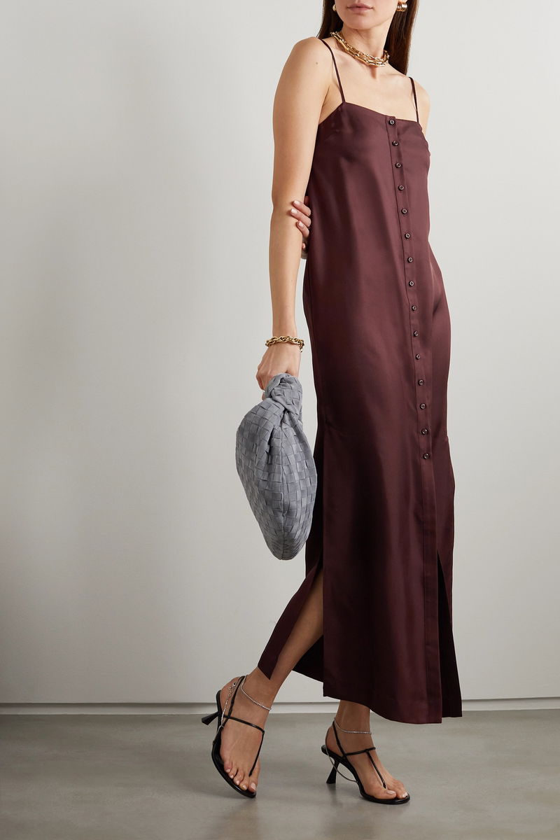 loulou studio silk dress LOULOU STUDIO Moun Dress I ICON