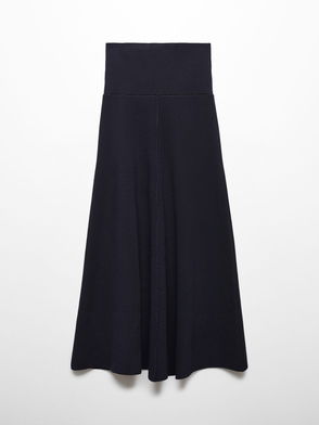 Ted Baker Oaklyna Leather Panelled A-Line Midi Skirt, Black at John Lewis &  Partners